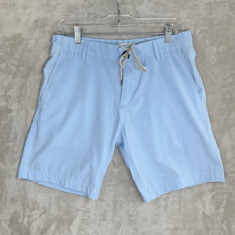 Hudson & Barrow NYC Hybrid Shorts Men's Size 30 Light Blue Preppy *FLAW*